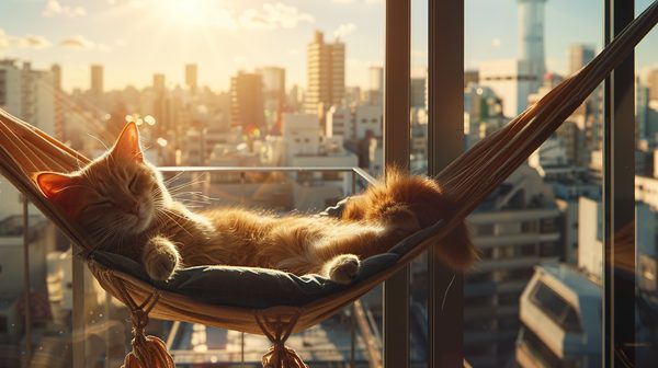 Hamac chat fenêtre : confort et vue imprenable pour votre félin